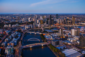 Brisbane City Aerial Print