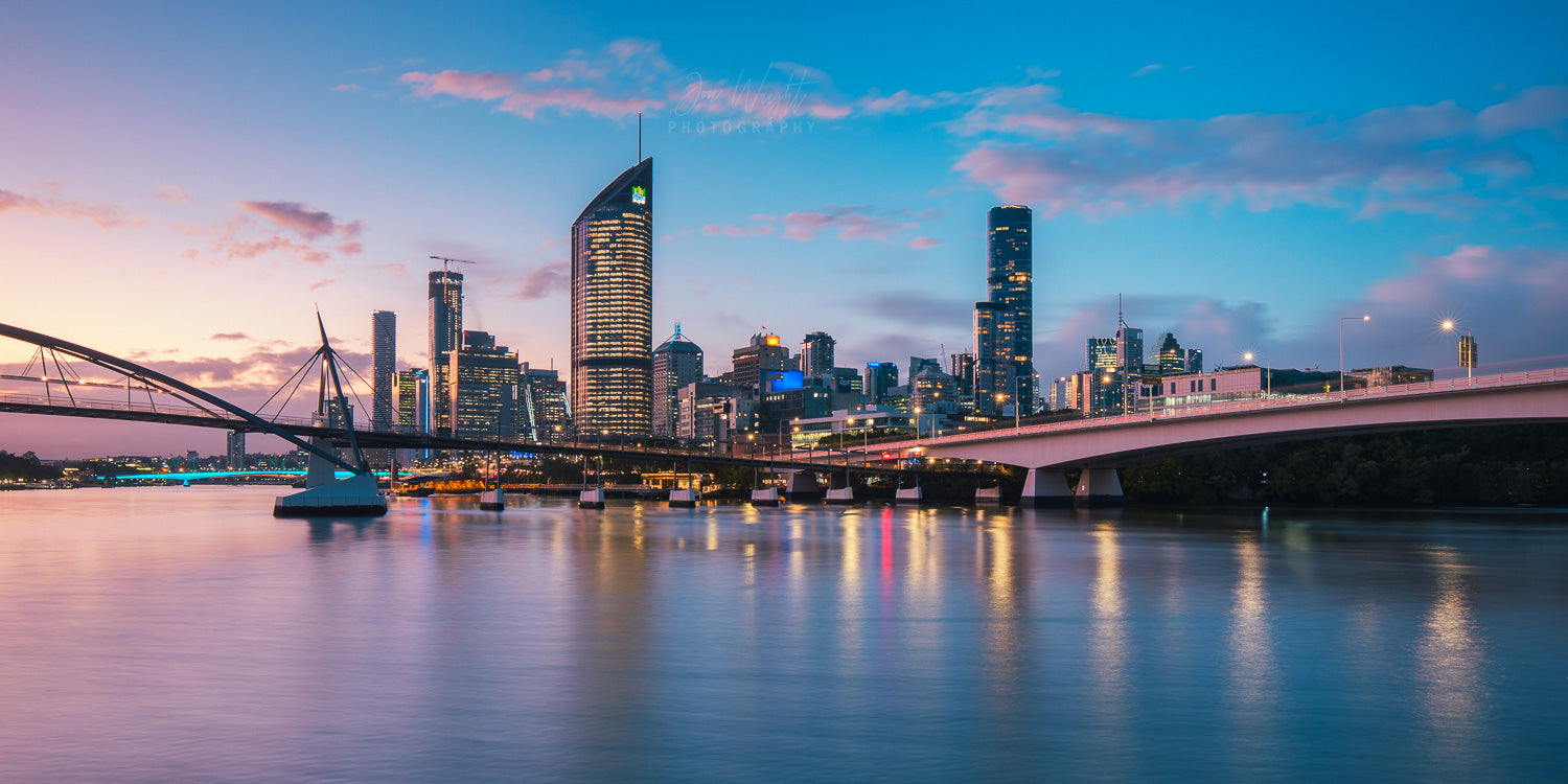Brisbane City Panorama Photograph