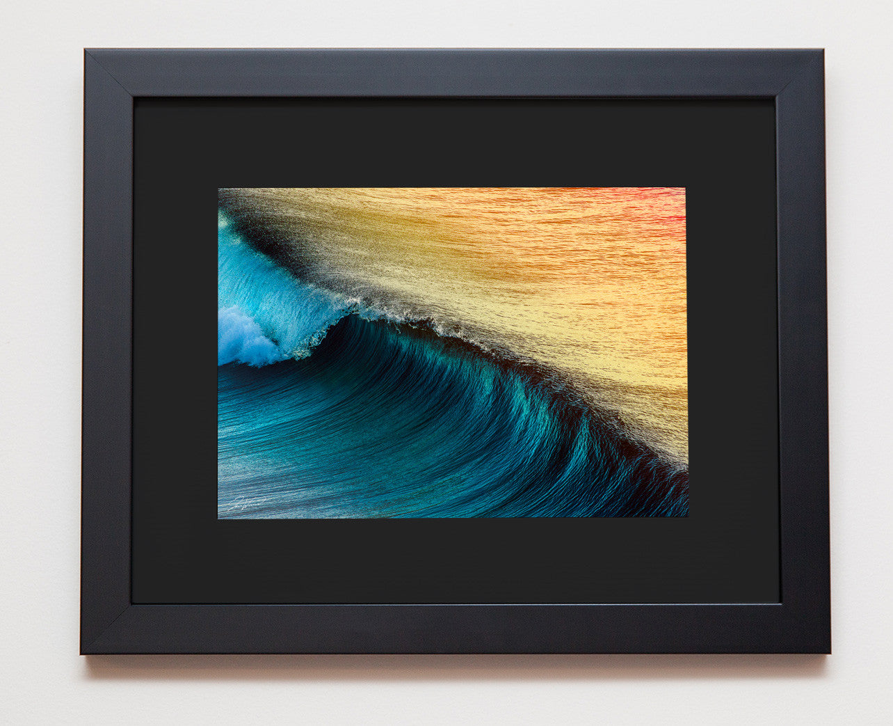 Classic black frame with black mat board