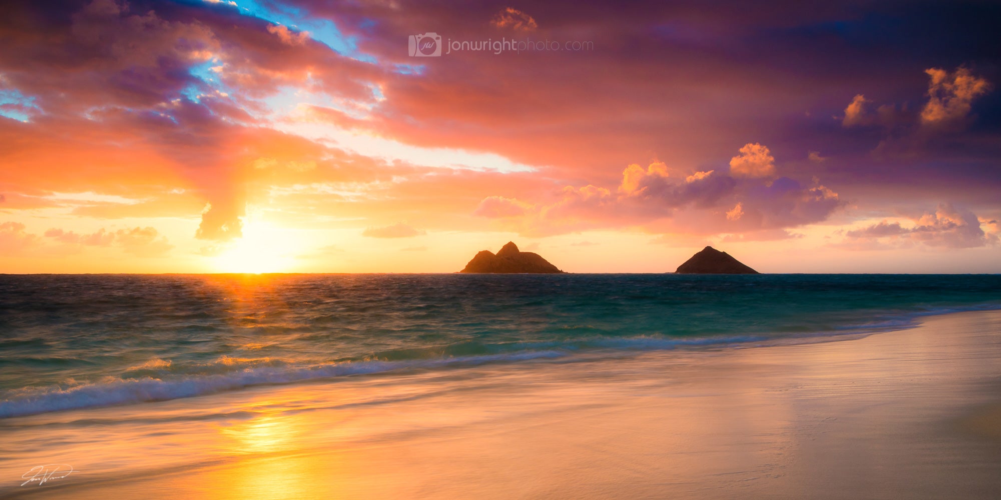 Lanikai Beach Sunrise  #2 - Oahu, Hawaii