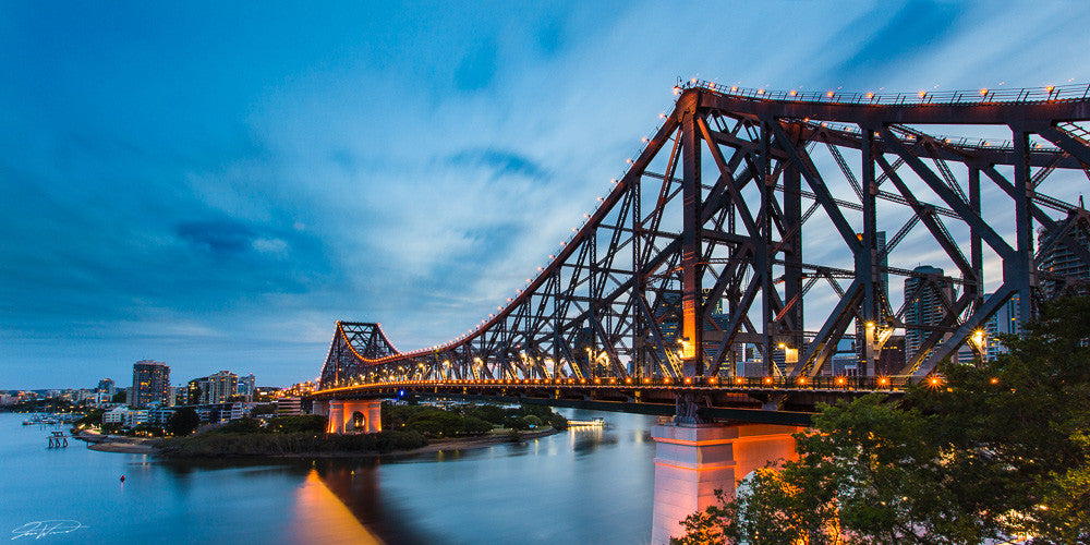 Story bridge blue hour - Brisbane, QLD Australia