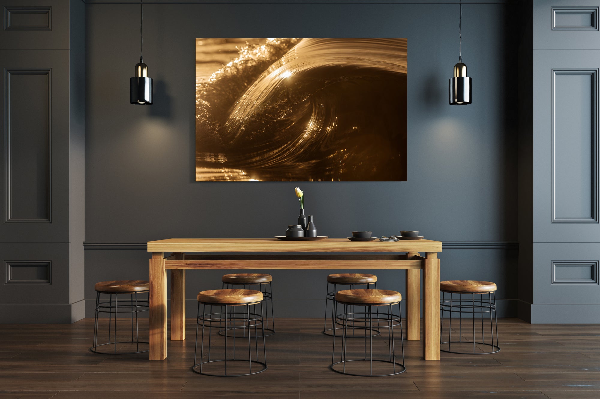Shimmered Light Wave Photo and Wall Art