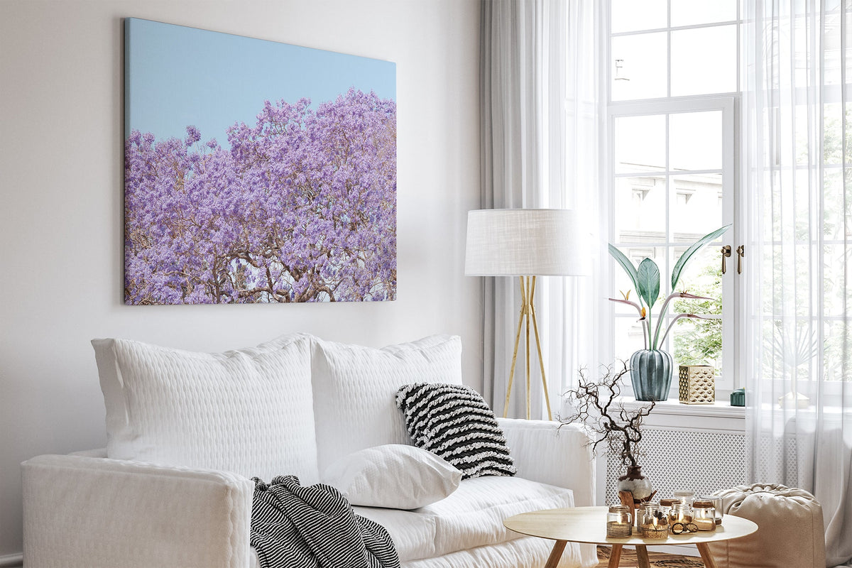 Violet Whisper - Canvas White Room