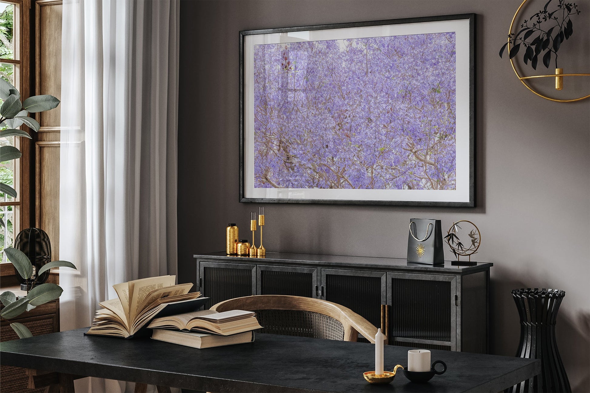 Purple Haze - Black Frame Dark Room