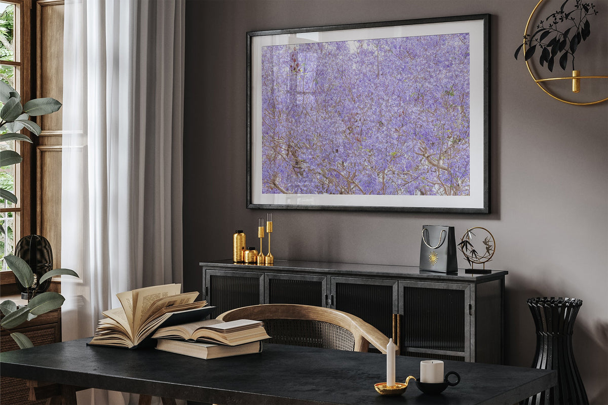Purple Haze - Black Frame Dark Room
