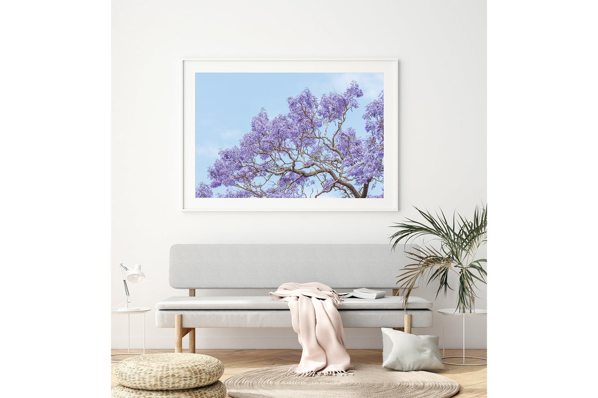 Blossom Study - Bench Seat White Frame