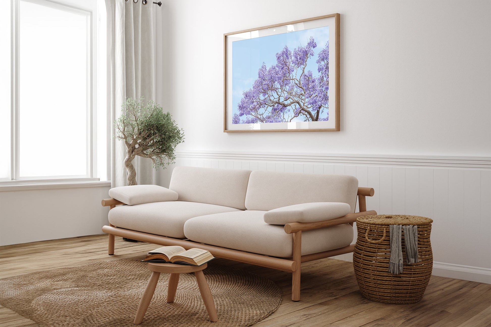 Blossom Study - Oak Couch
