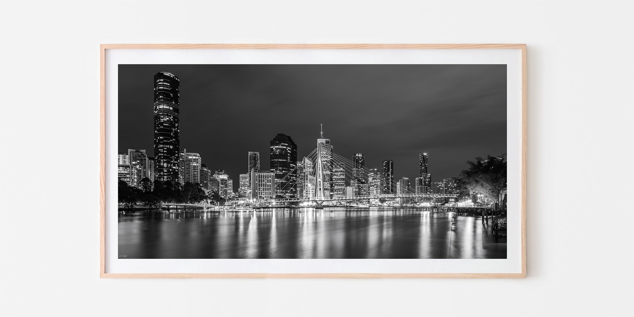 River City Nights - Oak Frame