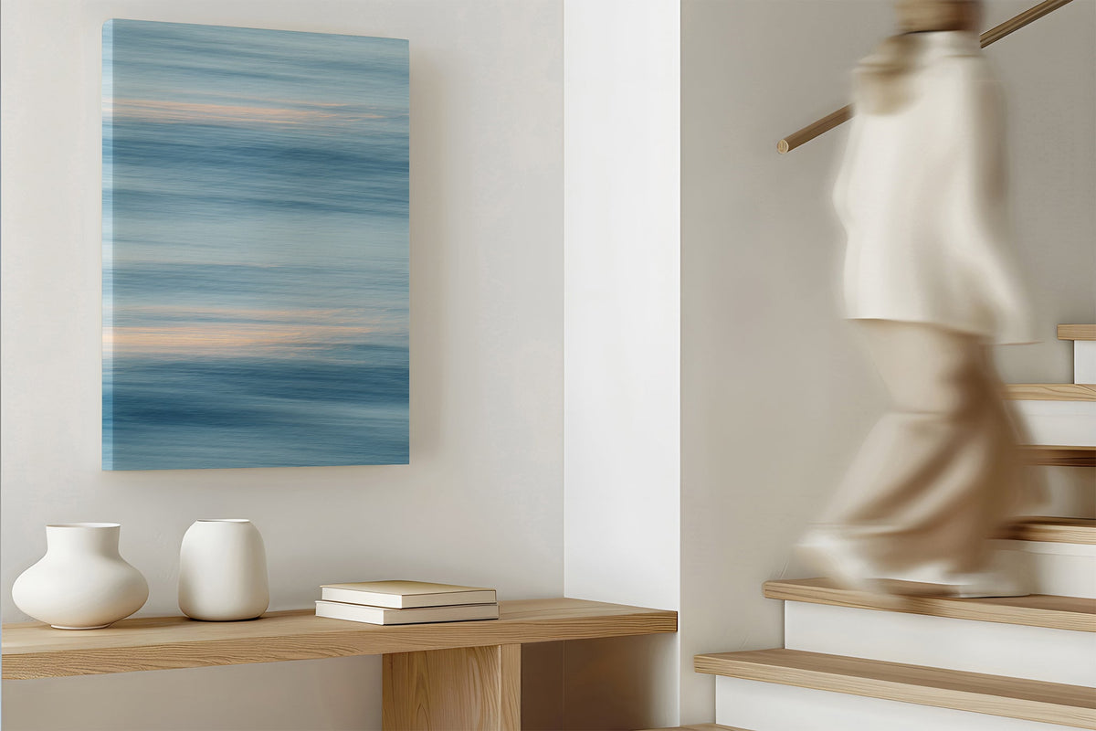 Soft Horizon print shown as a canvas print.