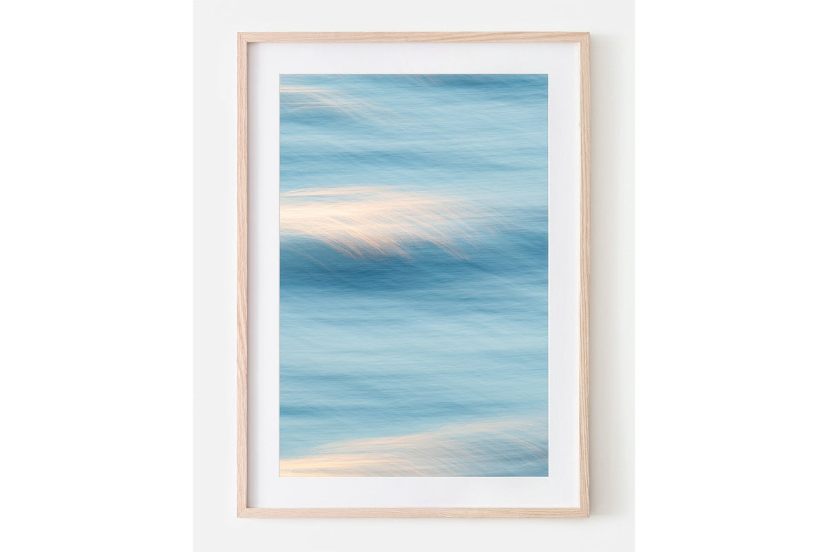 The Wrecks - Oak Framed Print