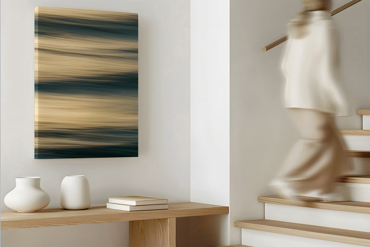 Honey Drift print shown as a canvas print.