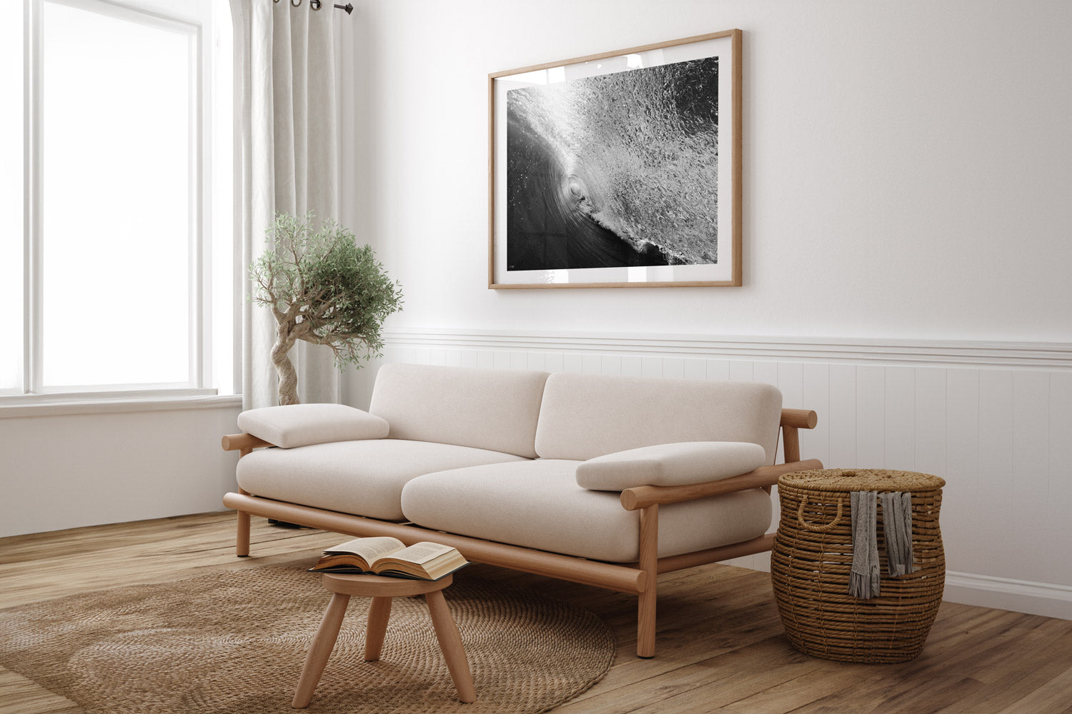 Portal Black & White | Surf Art Colleciton