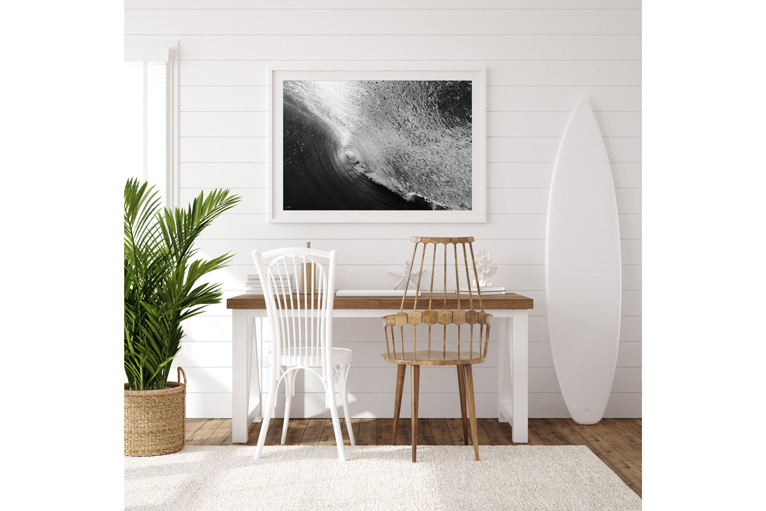 Portal Black & White | Surf Art Colleciton
