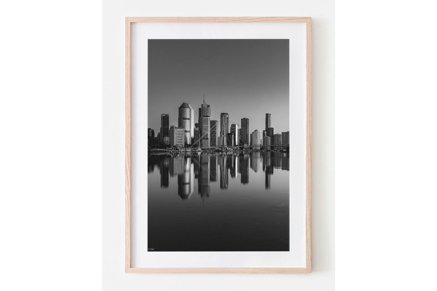 The Brisbane Mirror B&W - Brisbane City, Australia