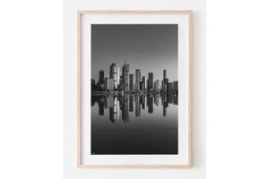 The Brisbane Mirror B&W - Brisbane City, Australia