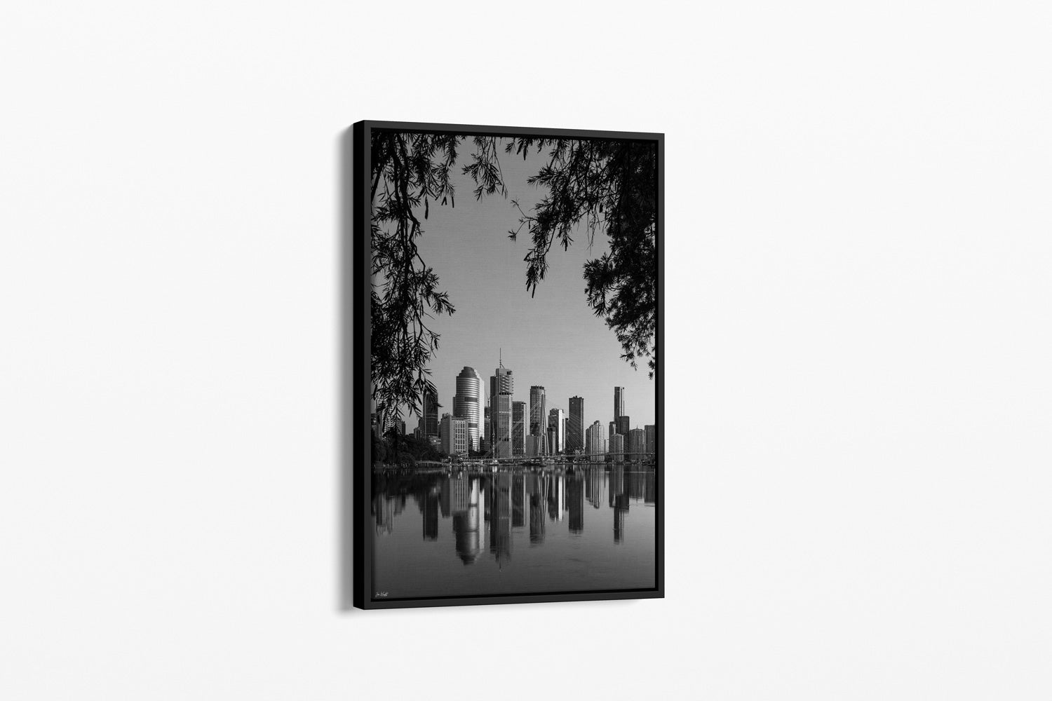Twilight Of Brisbane B&W - Brisbane City, Australia