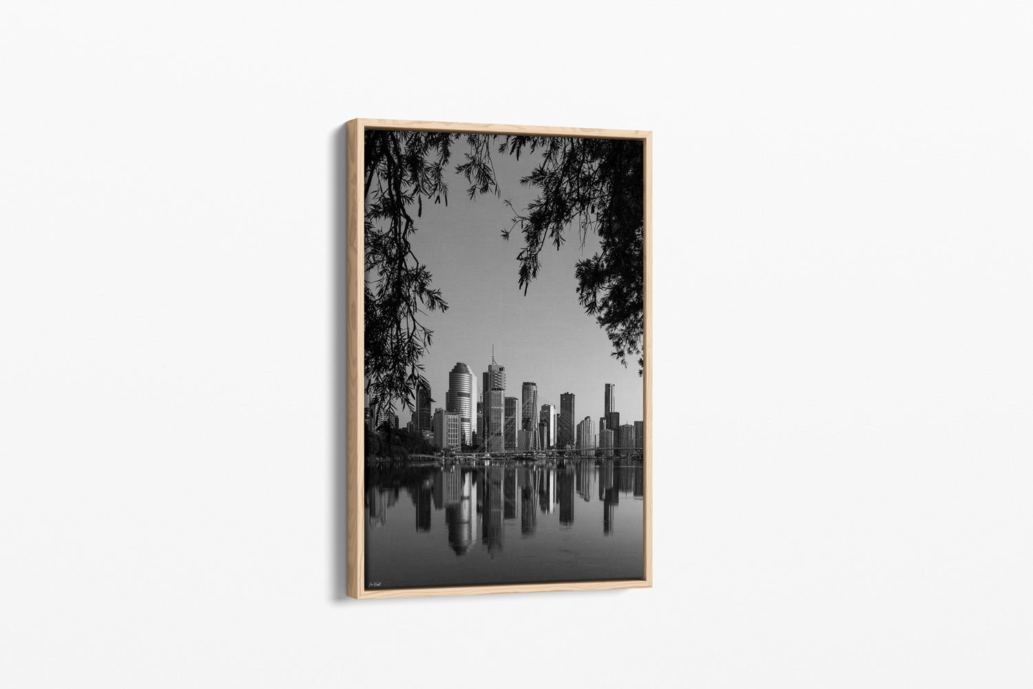 Twilight Of Brisbane B&W - Brisbane City, Australia