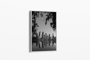 Twilight Of Brisbane B&W - Brisbane City, Australia