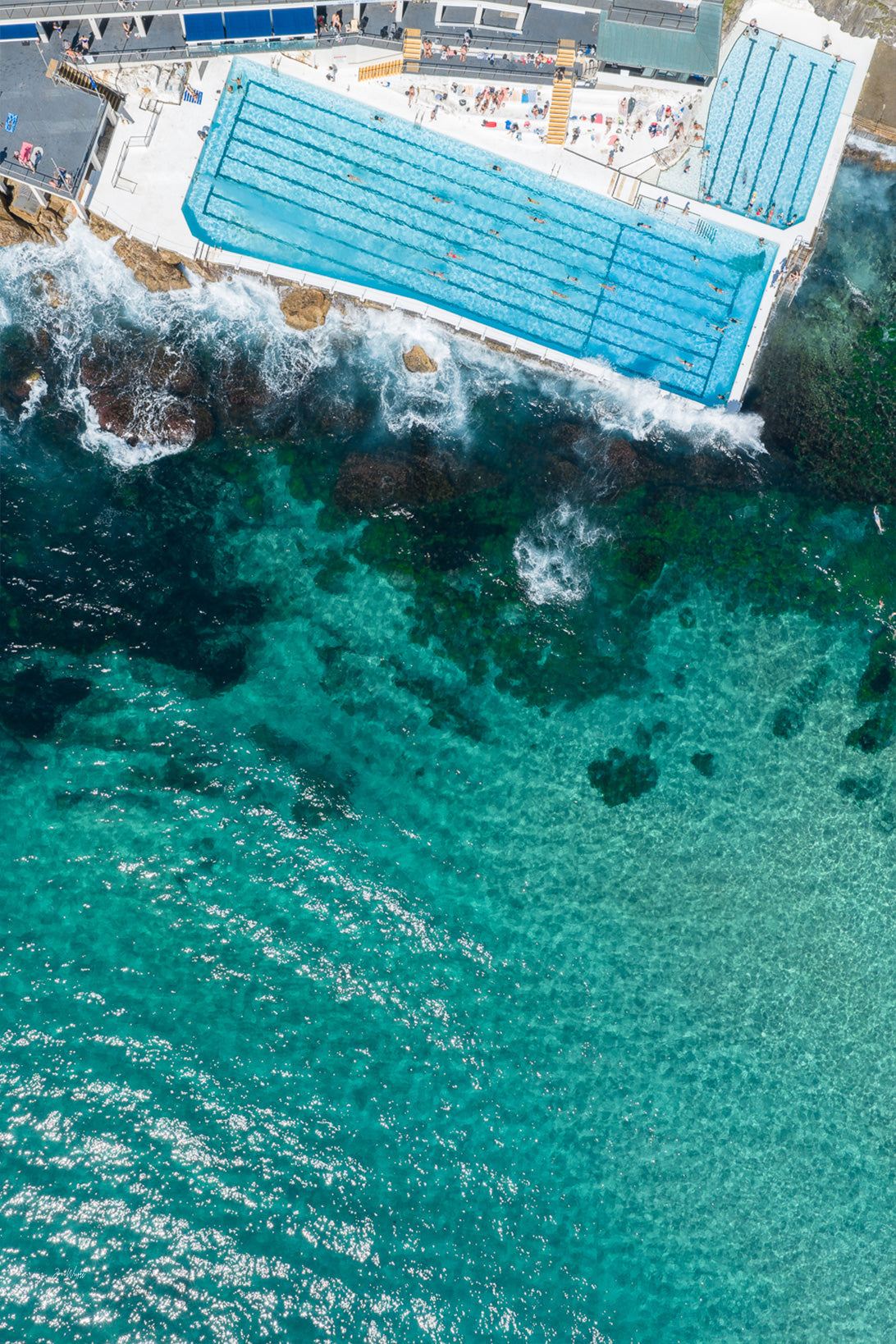 Bondi Icebergs Aerial - Sydney - NSW, Australia