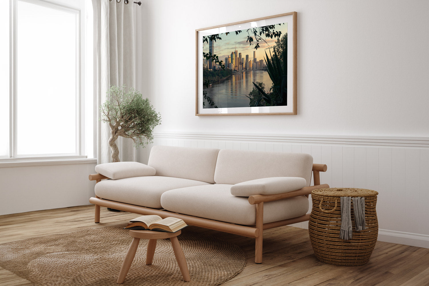 Brisbane City Framed Print