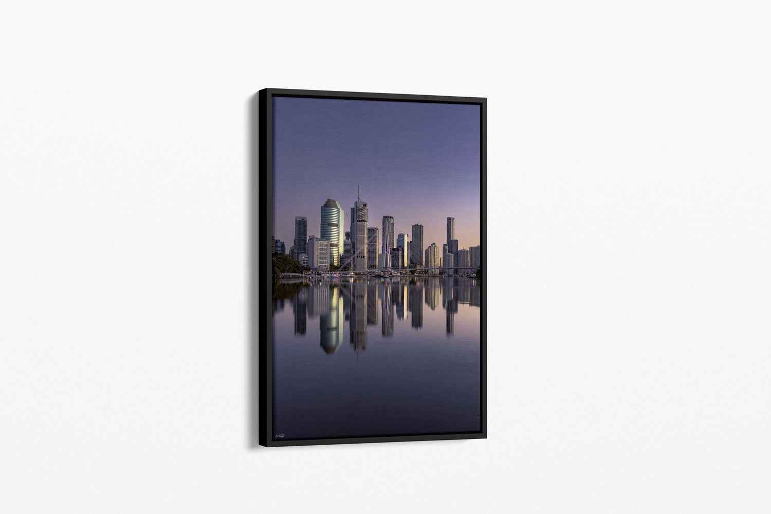 Brisbane City Canvas Wall Art Print