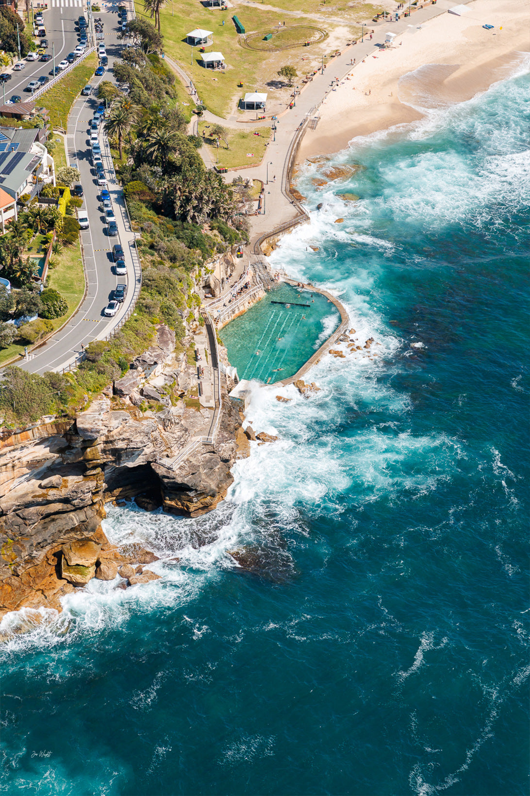 Bronte Pool Aerial I - Sydney, NSW Australia