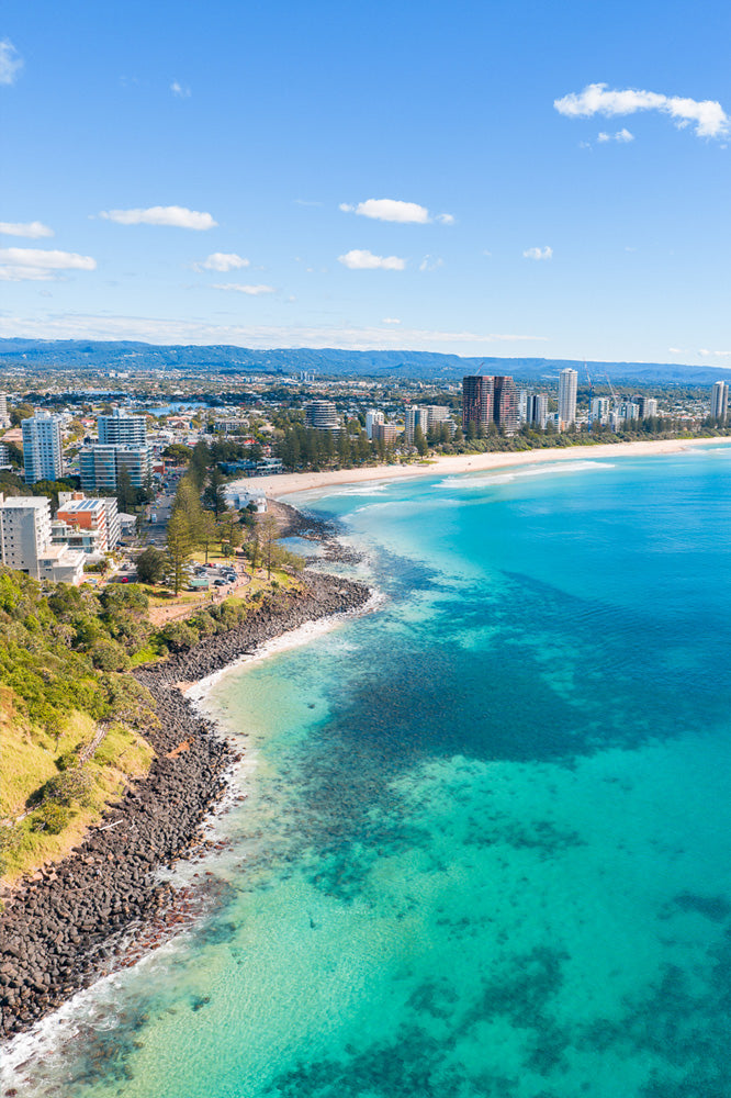 Burleigh Aerial Print #6 - Gold Coast, QLD - Australia