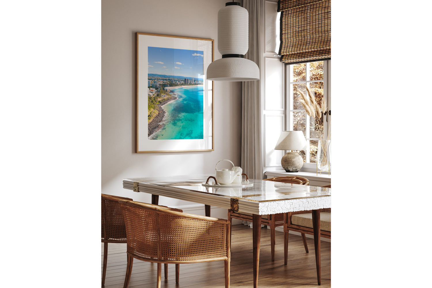 Burleigh Aerial Print #6 - Gold Coast, QLD - Australia