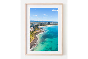 Burleigh Aerial Print #6 - Gold Coast, QLD - Australia