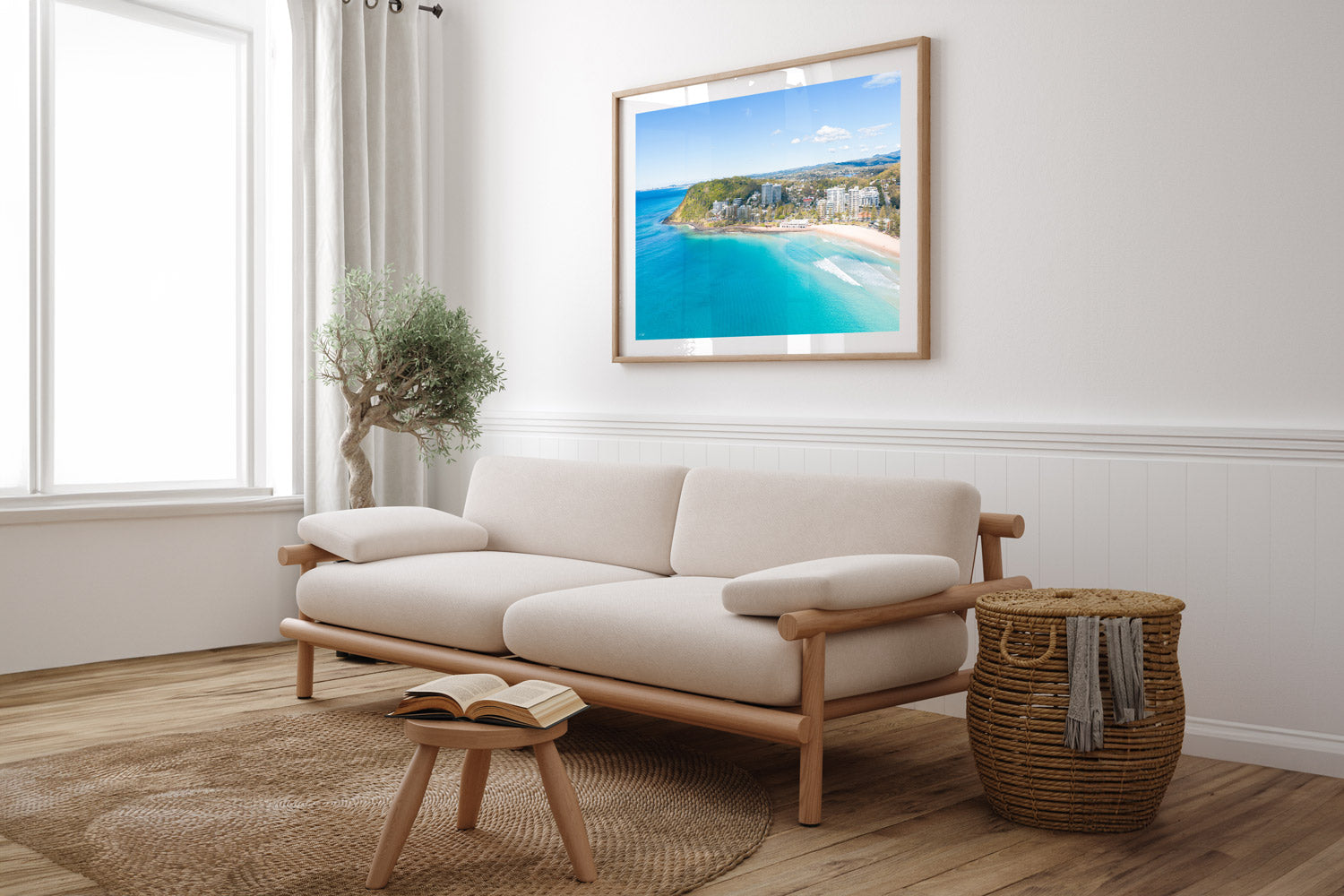 Burleigh Gold Coast Oak Frame