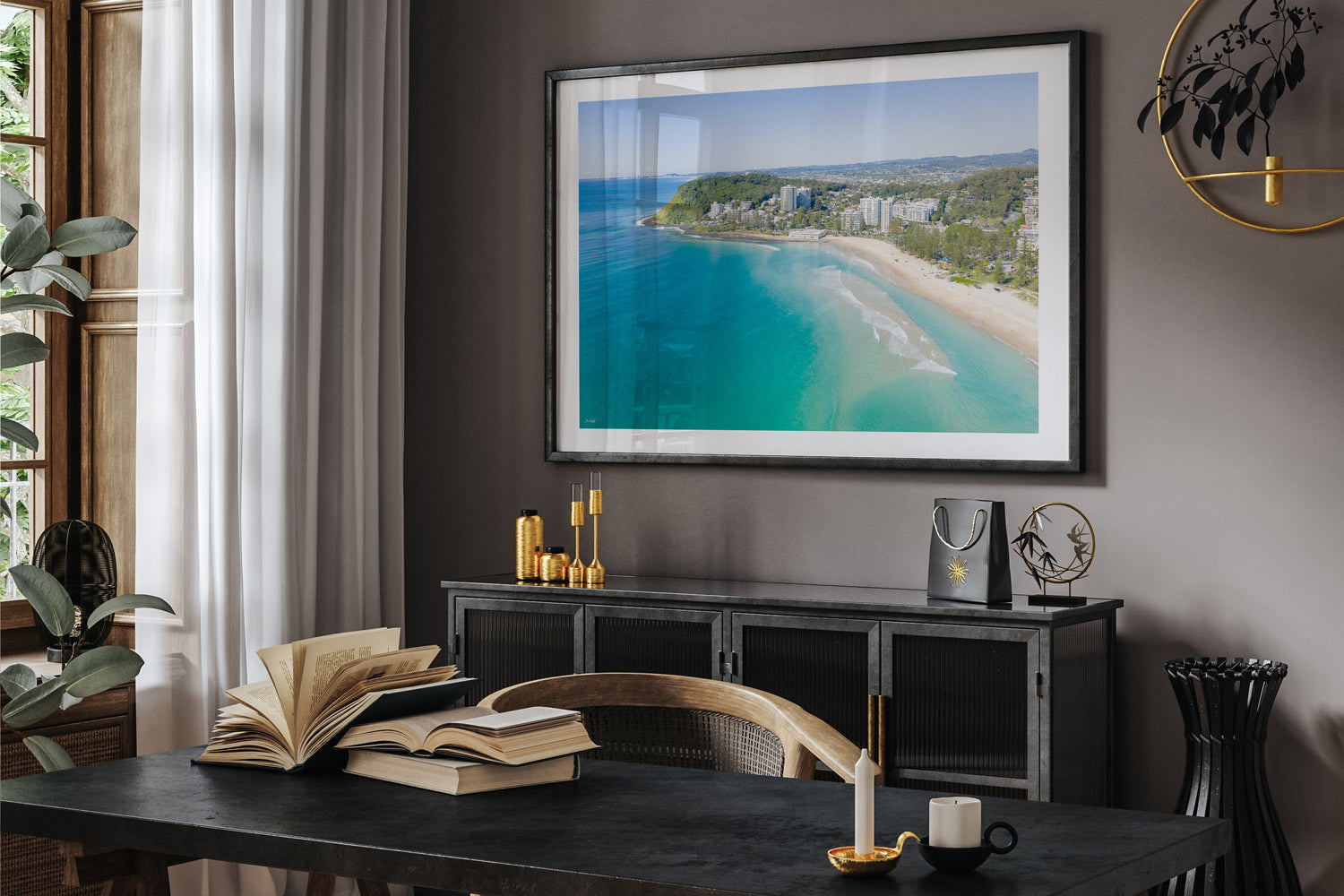 Bureigh Aerial Print #3 - Gold Coast, QLD - Australia