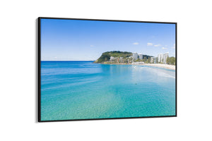 Burleigh Heads Aerial Print Canvas