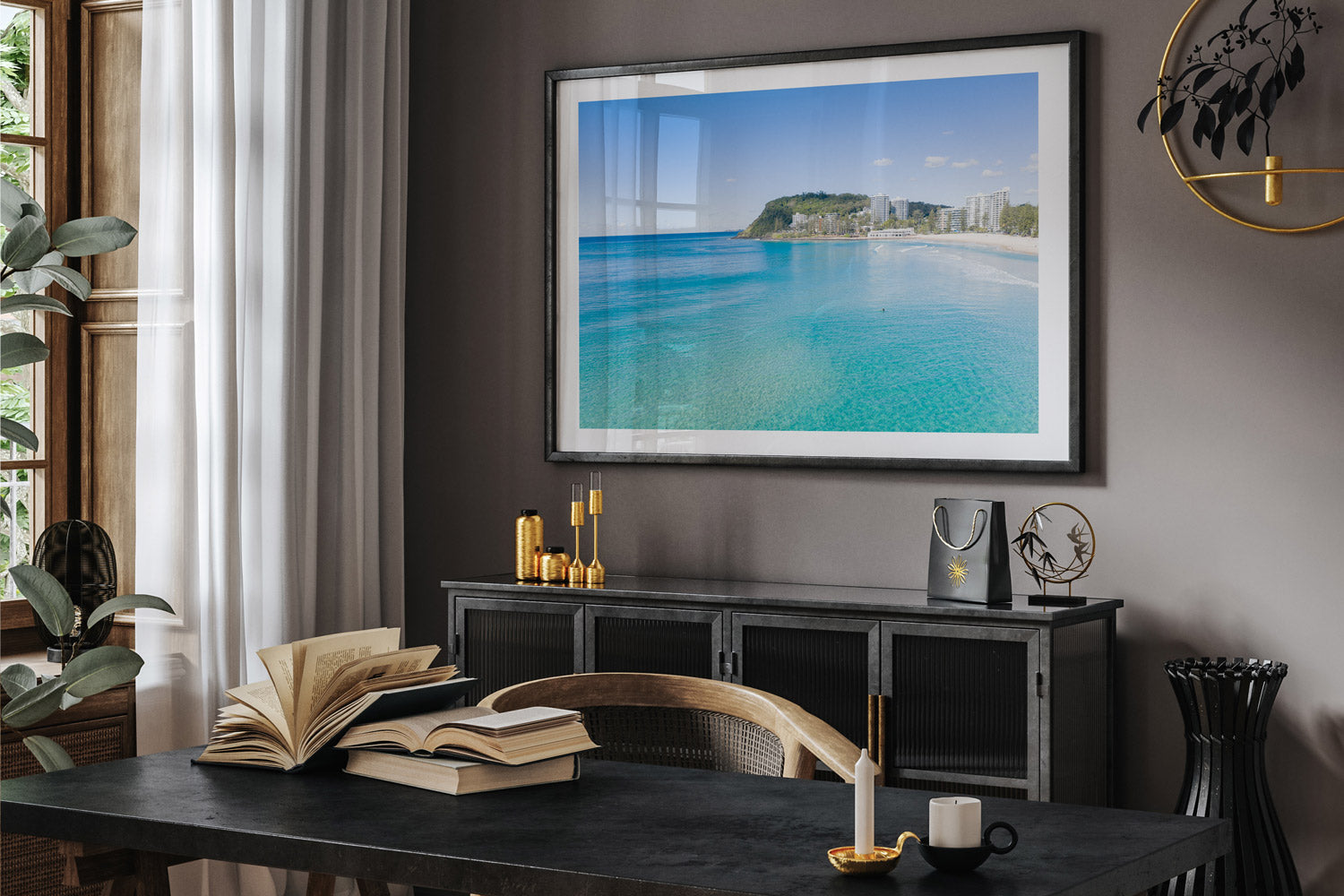 Burleigh Aerial Print #4 - Gold Coast, QLD - Australia