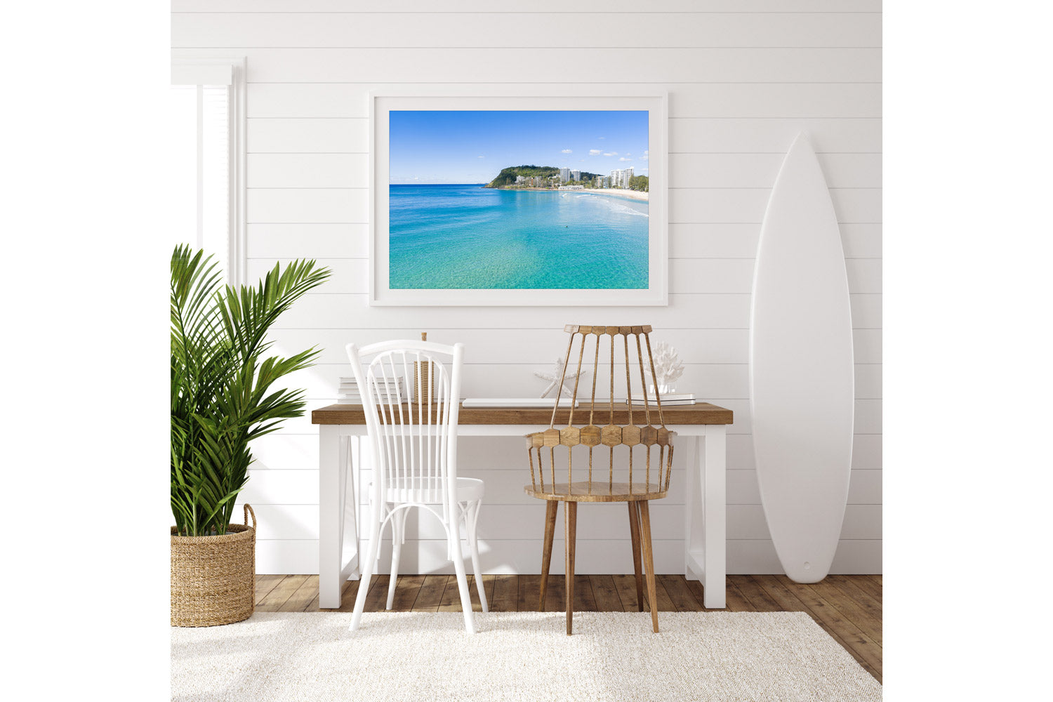 Burleigh Aerial Print #4 - Gold Coast, QLD - Australia