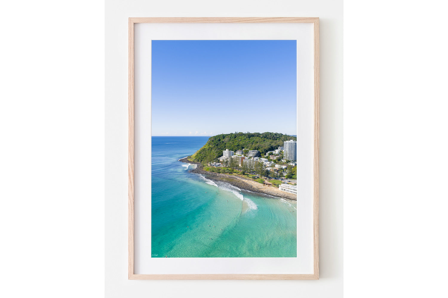 Burleigh Aerial Print #5 - Gold Coast, QLD - Australia