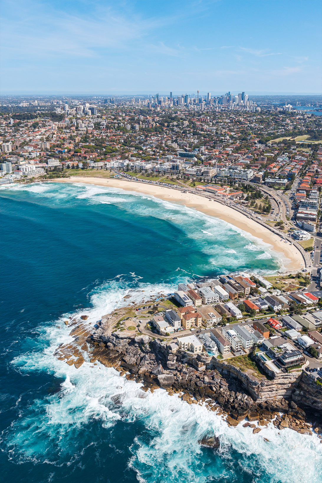 Bondi Beach Aerial Art Photography