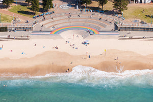 Coogee Beach Rainbow Aerial I - Sydney NSW, Australia