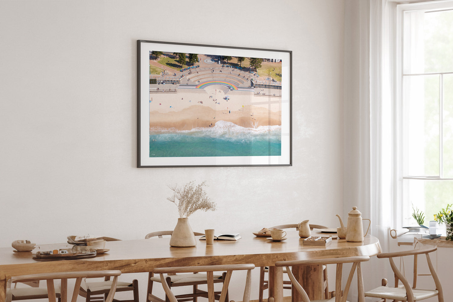 Coogee Beach Rainbow Aerial I - Sydney NSW, Australia