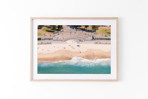 Coogee Beach Rainbow Aerial I - Sydney NSW, Australia