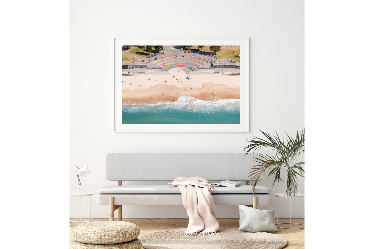 Coogee Beach Rainbow Aerial I - Sydney NSW, Australia