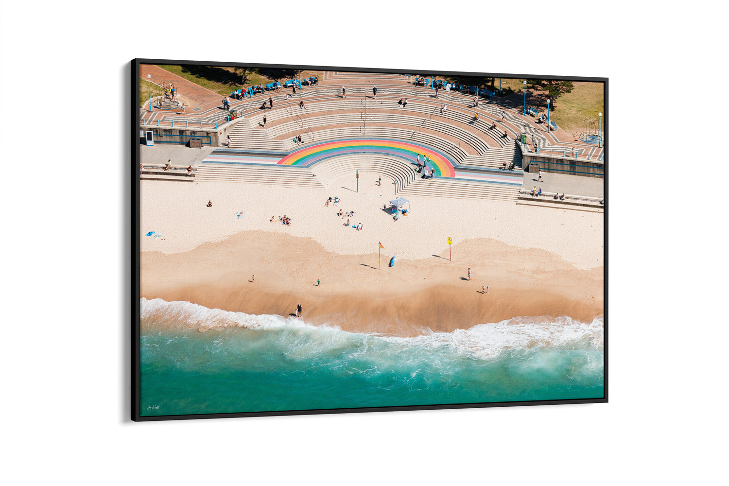 Coogee Beach Rainbow Aerial II - Sydney NSW, Australia