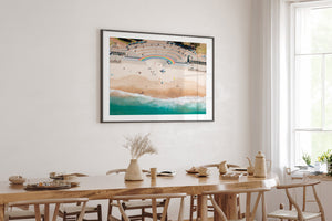 Coogee Beach Rainbow Aerial II - Sydney NSW, Australia