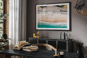 Coogee Beach Rainbow Aerial II - Sydney NSW, Australia