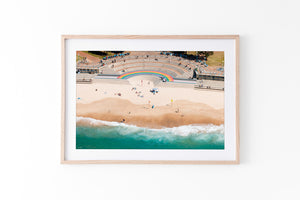 Coogee Beach Rainbow Aerial II - Sydney NSW, Australia