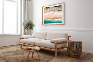 Coogee Beach Rainbow Aerial II - Sydney NSW, Australia