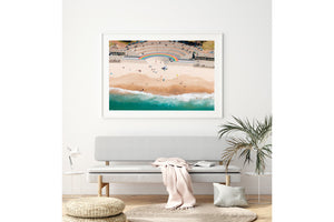 Coogee Beach Rainbow Aerial II - Sydney NSW, Australia