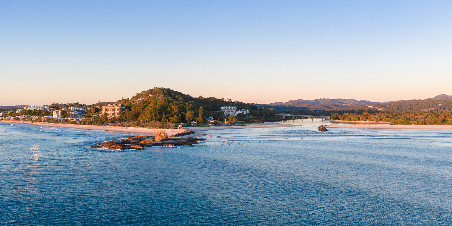 Currumbin Alley Sunrise Pano - Gold Coast, Australia