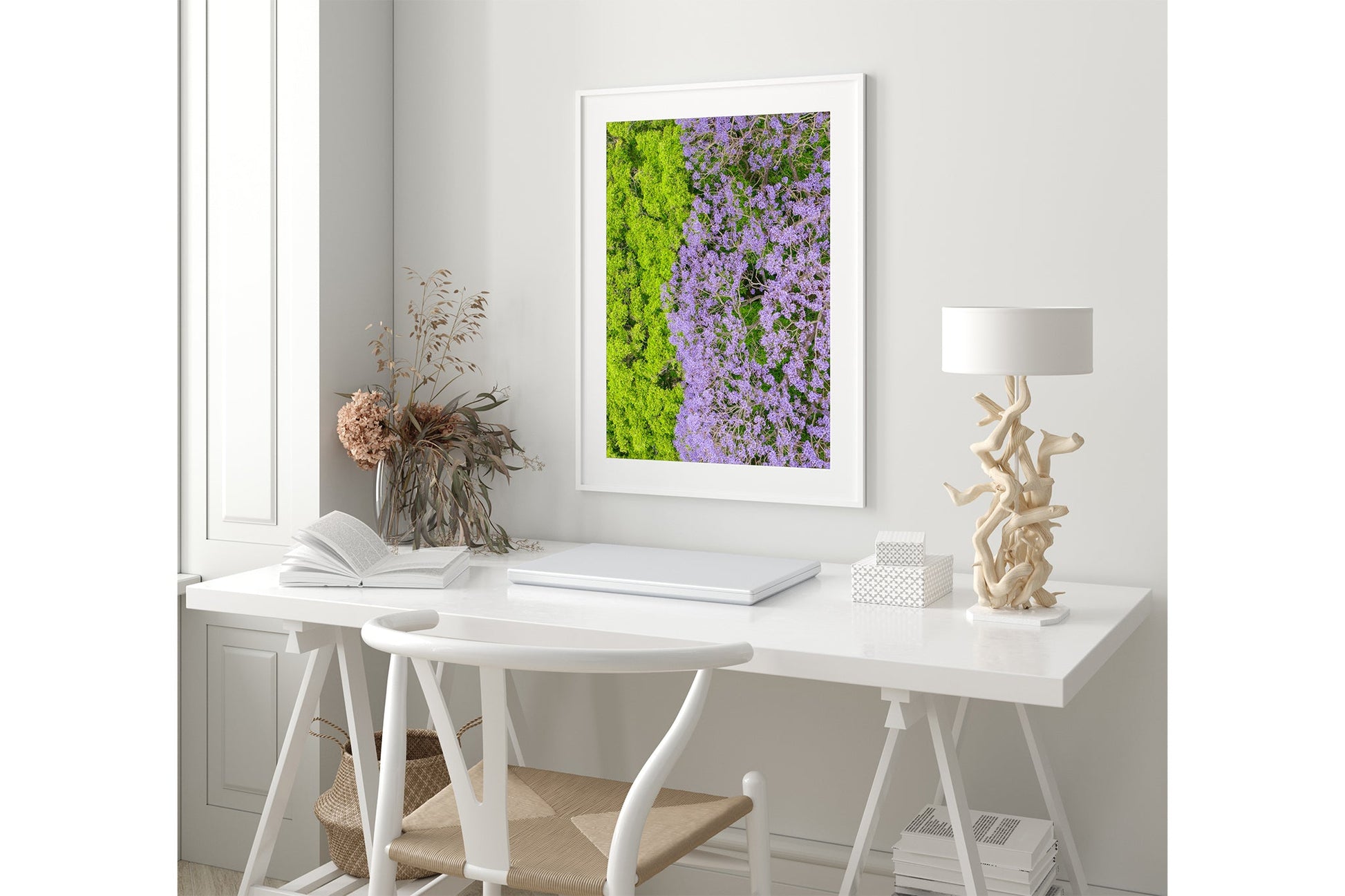 Canopy Contrast - White Frame Coastal