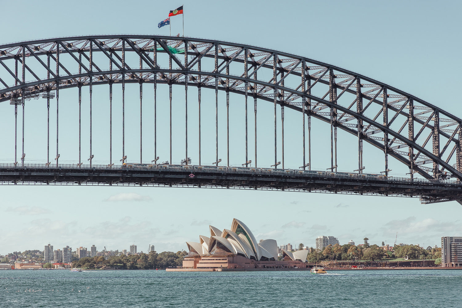 Harbour Bridge Opera House Colour - Sydney, NSW Australia