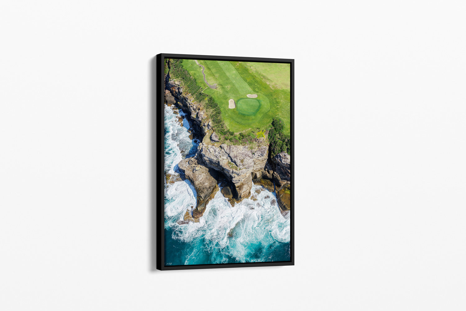 Aerial Golf Wall Art Canvas